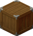 Example of a wooden crate found in the warehouse.