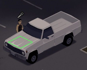 El jugador tiene las llaves del vehículo