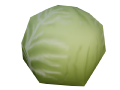 Cabbage model when placed in the world