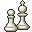 Schachfigur (weiß)