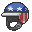 USA Crash Helmet Icon