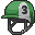 Green Jockey Helmet Icon
