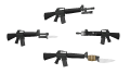 Unused models for the M16 in the game files