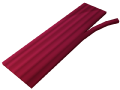 Red licorice model when placed in the world.