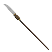 Spear with Hunting Knife