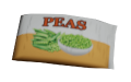 Peas model when placed in the world.
