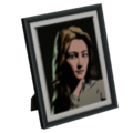 Kate's face on the 3D model of Picture of Kate