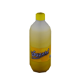 Bottle of Gasoline model and texture when placed in the world.