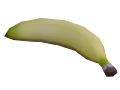 Banana model when placed in the world.